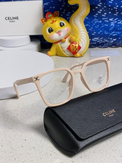 CELINE TRIOMPHE SUNGLASSES 563252 IN NUDE ACETATE