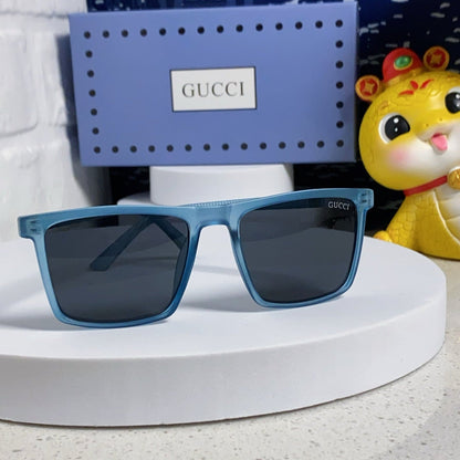 GUCCI RECTANGULAR FRAME SUNGLASSES 563258 IN ACETATE