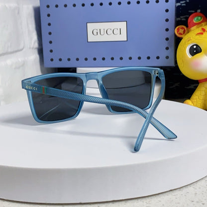 GUCCI RECTANGULAR FRAME SUNGLASSES 563258 IN ACETATE