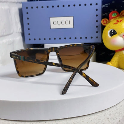 GUCCI RECTANGULAR FRAME SUNGLASSES 563259 IN ACETATE