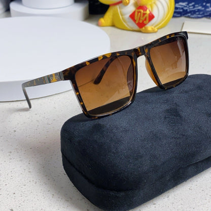 GUCCI RECTANGULAR FRAME SUNGLASSES 563259 IN ACETATE
