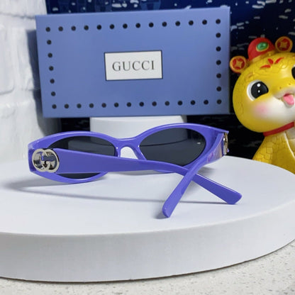 GUCCI OVAL FRAME SUNGLASSES GG1662SA IN ACETATE