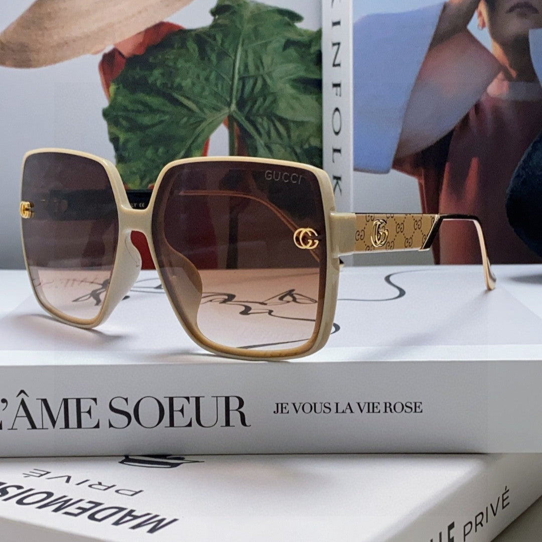 GUCCI SQUARE FRAME SUNGLASSES 567447 IN ACETATE