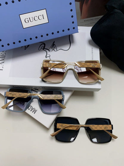 GUCCI SQUARE FRAME SUNGLASSES 567447 IN ACETATE