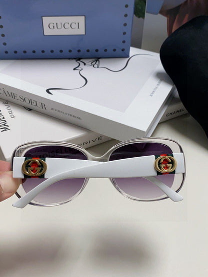 GUCCI ROUND FRAME SUNGLASSES 567450 IN ACETATE