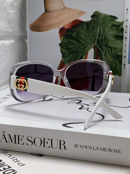 GUCCI ROUND FRAME SUNGLASSES 567450 IN ACETATE