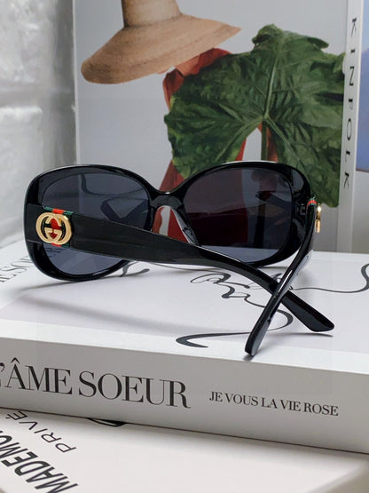 GUCCI ROUND FRAME SUNGLASSES 567450 IN ACETATE