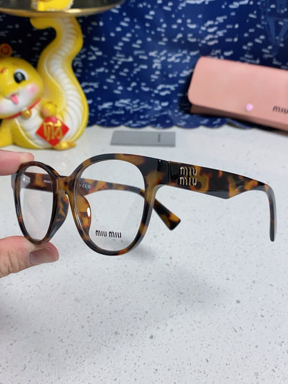 MIU MIU RUNWAY SUNGLASSES 567506 IN HAVANA ACETATE BRONZE LOGO
