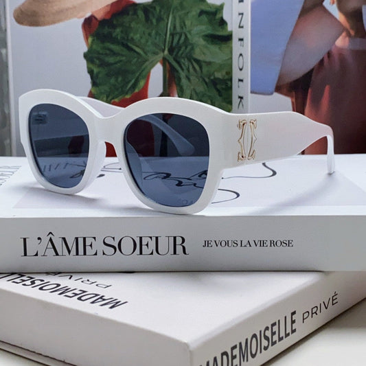 CARTIER CHUNKY SQUARE FRAME SUNGLASSES 533149 IN ACETATE