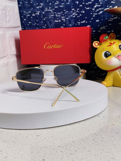 CARTIER PREMIÈRE SQUARE FRAME SUNGLASSES 533240 IN METAL
