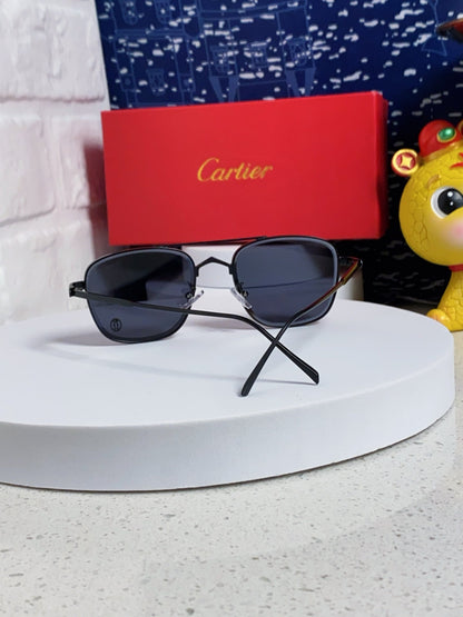 CARTIER PREMIÈRE SQUARE FRAME SUNGLASSES 533240 IN METAL