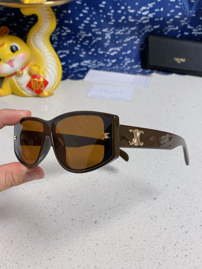 CELINE TRIOMPHE SUNGLASSES 533219 IN CARAMEL ACETATE