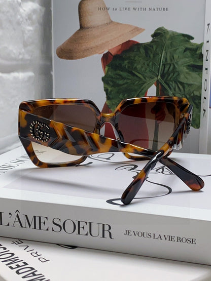 GUCCI SQUARE FRAME SUNGLASSES 570209 IN ACETATE