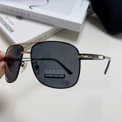 GUCCI NAVIGATOR FRAME SUNGLASSES 570256 IN METAL