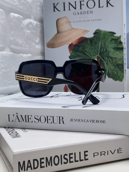 GUCCI SQUARE FRAME SUNGLASSES 570231 IN ACETATE AND METAL