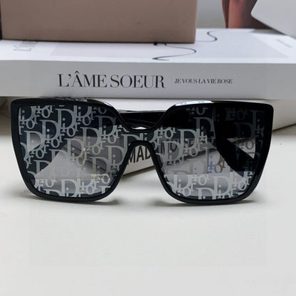 DIOR LADY 95.22 S2F SUNGLASSES 571583 IN BLACK ACETATE OBLIQUE MASK