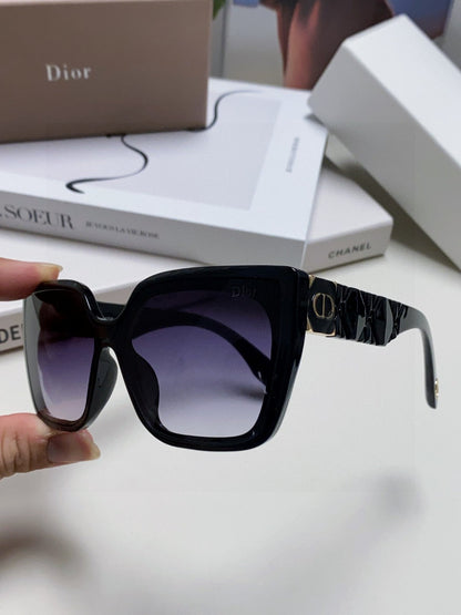DIOR LADY 95.22 S2F SUNGLASSES 571586 IN BLACK ACETATE GREY SMOKE