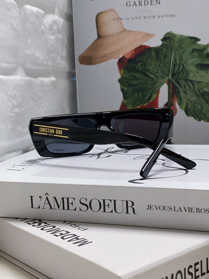 DIOR SIGNATURE SUNGLASSES 571588 IN BLACK ACETATE