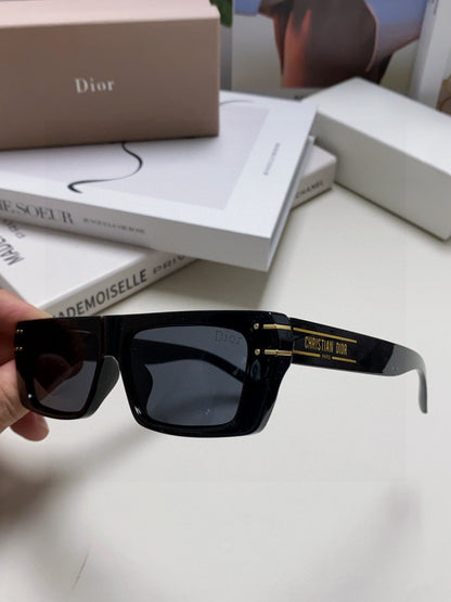 DIOR SIGNATURE SUNGLASSES 571588 IN BLACK ACETATE