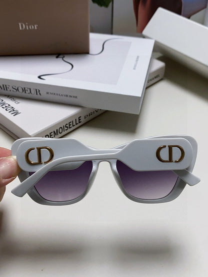 DIOR BOBBY B1U SUNGLASSES 571589 IN WHITE ACETATE GREY SMOKE LENSES