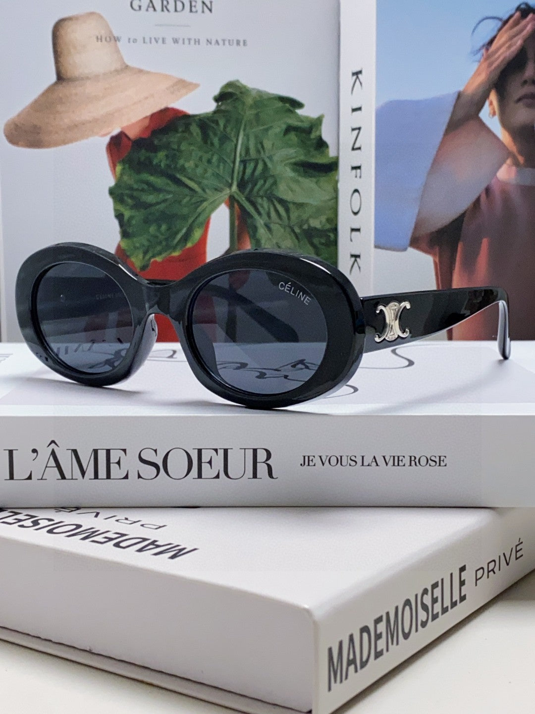 CELINE TRIOMPHE SUNGLASSES CL40194 IN ACETATE