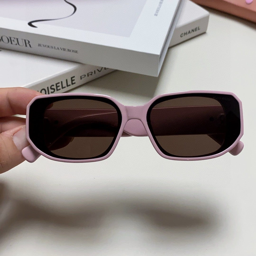MIU MIU GLIMPSE SUNGLASSES 576817 IN PINK ACETATE