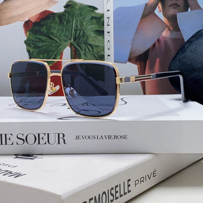 GUCCI SQUARE FRAME SUNGLASSES 576880 IN METAL