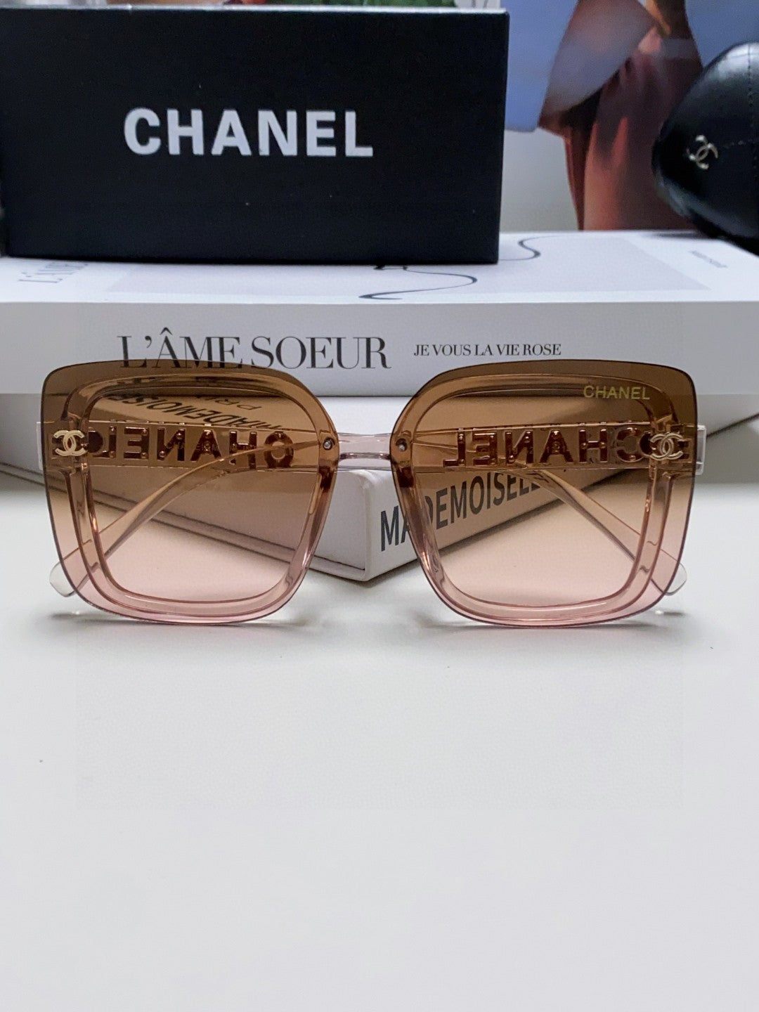 CHANEL SQUARE SUNGLASSES 638796 IN ACETATE