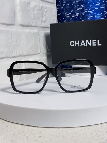 CHANEL SQUARE SUNGLASSES 638934 IN BLACK ACETATE