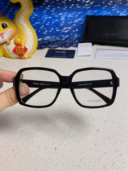 CHANEL SQUARE SUNGLASSES 638934 IN BLACK ACETATE