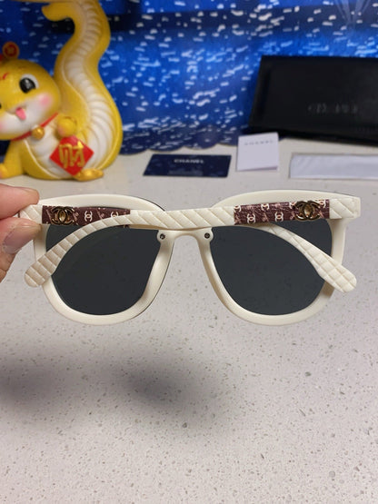 CHANEL BROWNLINE SUNGLASSES 638937 IN ACETATE