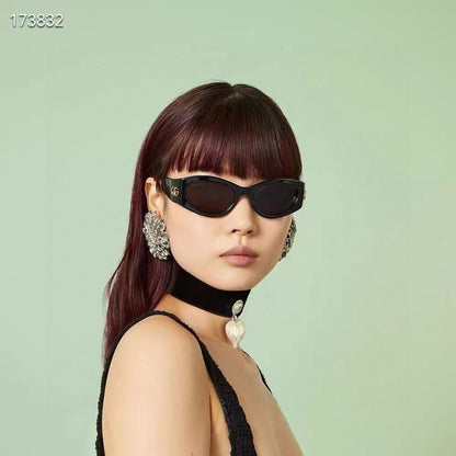 GUCCI CAT EYE FRAME SUNGLASSES 563336 IN ACETATE