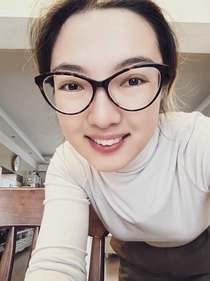 CHANEL CAT EYE SUNGLASSES CH3393 IN HAVANA ACETATE CLEAR LENSES
