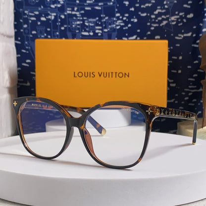 LOUIS VUITTON CAT EYE SUNGLASSES 573323 IN HAVANA ACETATE MONOGRAM LOGO