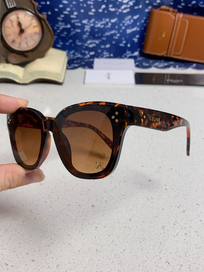 CELINE SQUARE SUNGLASSES 575844 IN HAVANA ACETATE