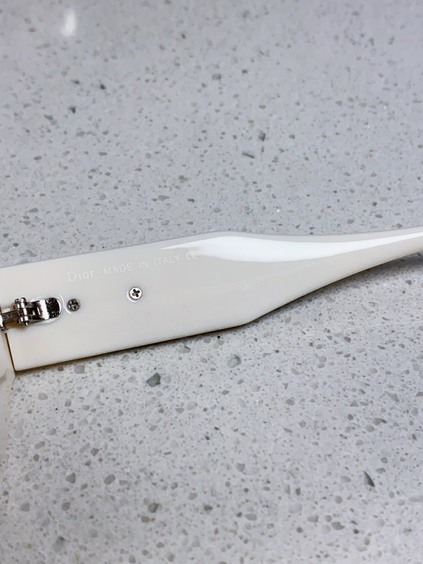 DIOR MONTAIGNE SUNGLASSES 578113 IN OFF WHITE ACETATE