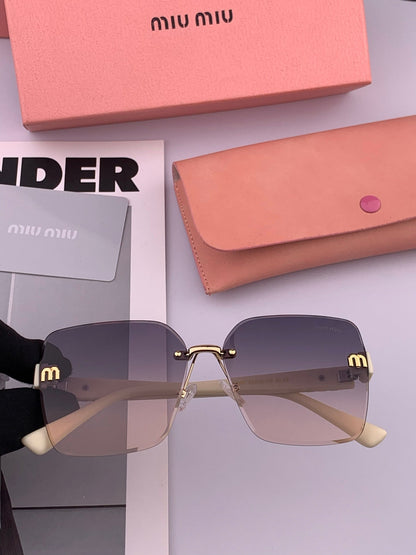MIU MIU RUNWAY SQUARE SUNGLASSES M7550 IN ACETATE