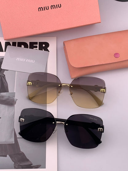 MIU MIU RUNWAY SQUARE SUNGLASSES M6550 IN ACETATE