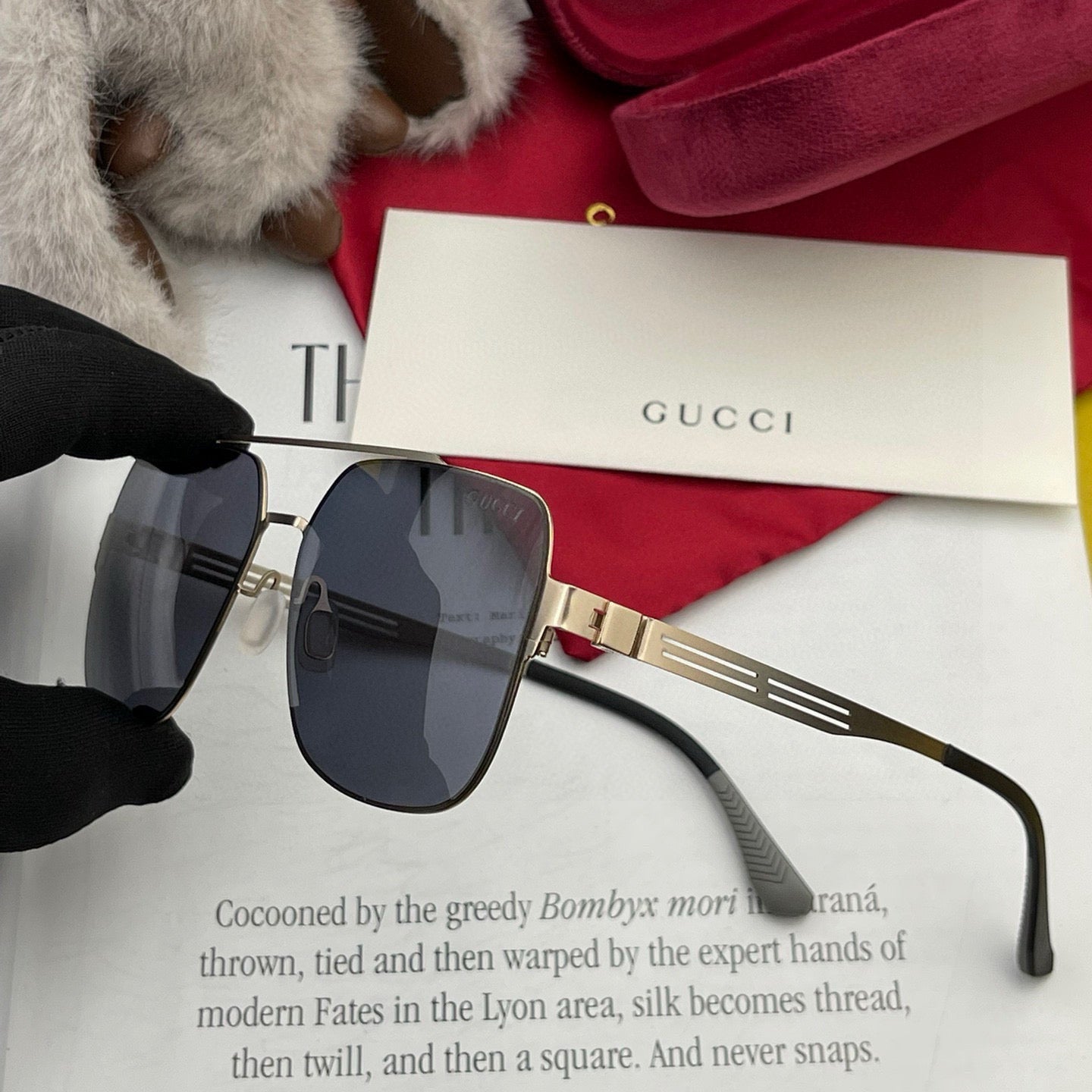 GUCCI NAVIGATOR FRAME SUNGLASSES G4809 IN METAL
