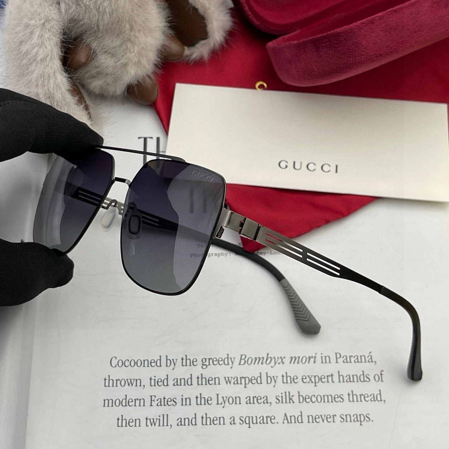 GUCCI NAVIGATOR FRAME SUNGLASSES G4809 IN METAL