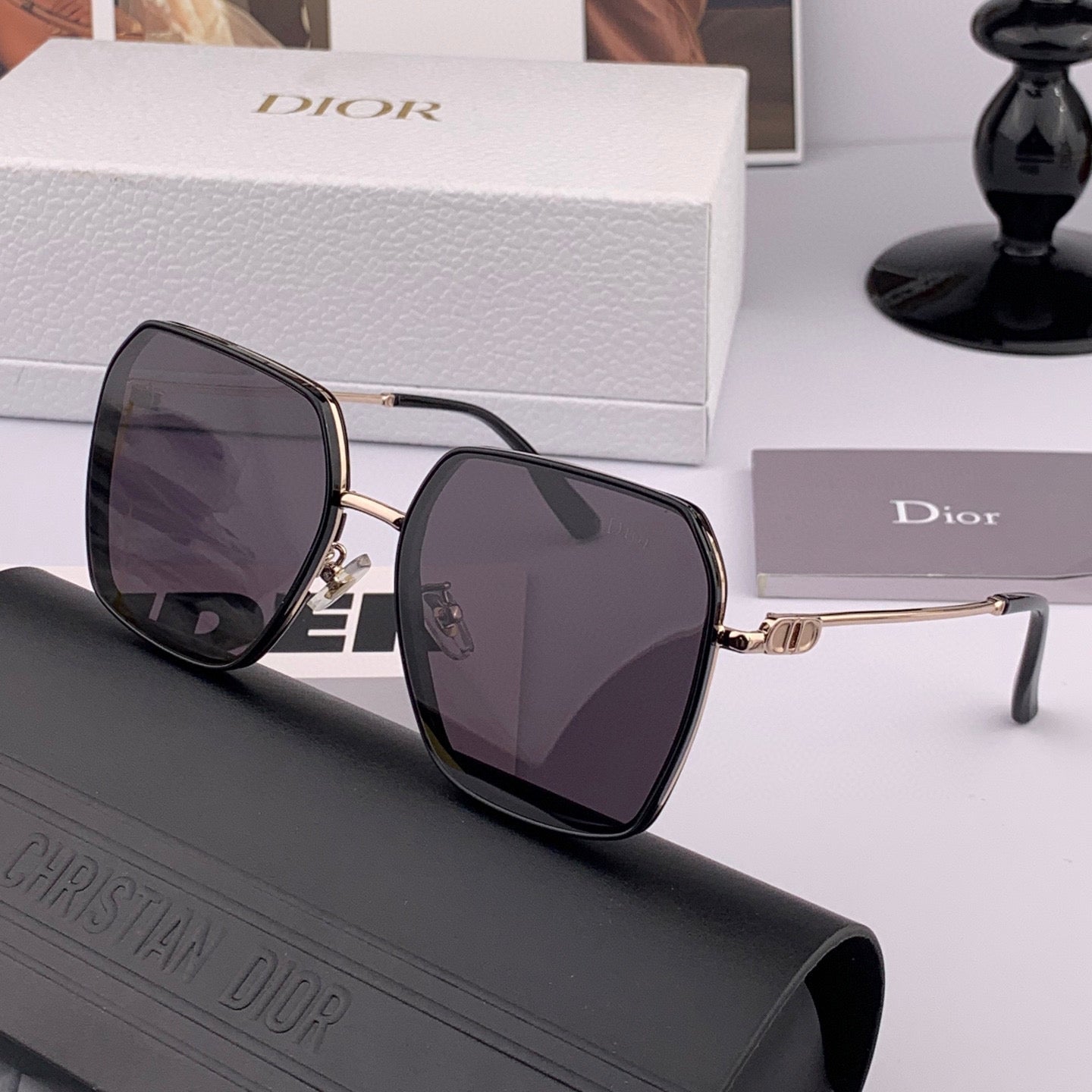 DIOR MONTAIGNE SUNGLASSES D7635 IN METAL