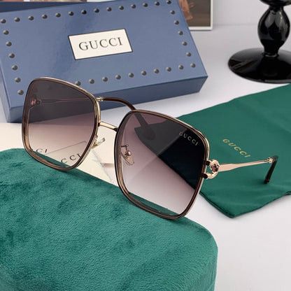 GUCCI SQUARE FRAME SUNGLASSES G4634 IN METAL