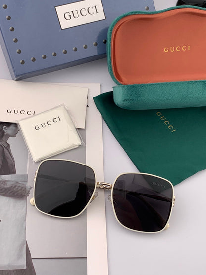 GUCCI SQUARE FRAME SUNGLASSES G4634 IN METAL