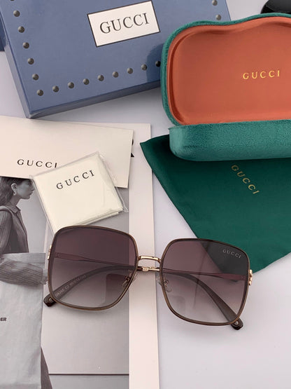 GUCCI SQUARE FRAME SUNGLASSES G4634 IN METAL