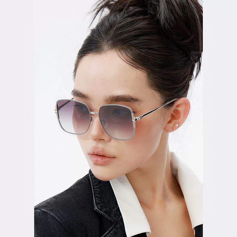 GUCCI SQUARE FRAME SUNGLASSES G8639 IN METAL
