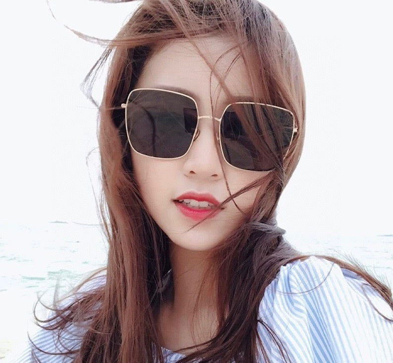 GUCCI SQUARE FRAME SUNGLASSES G2322 IN METAL