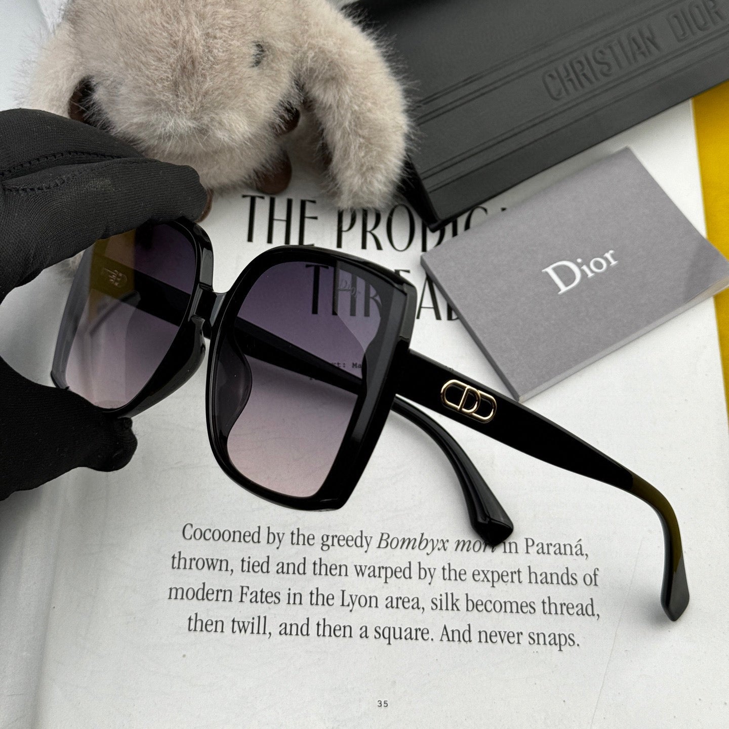 DIOR MONTAIGNE SUNGLASSES CD3311 IN ACETATE