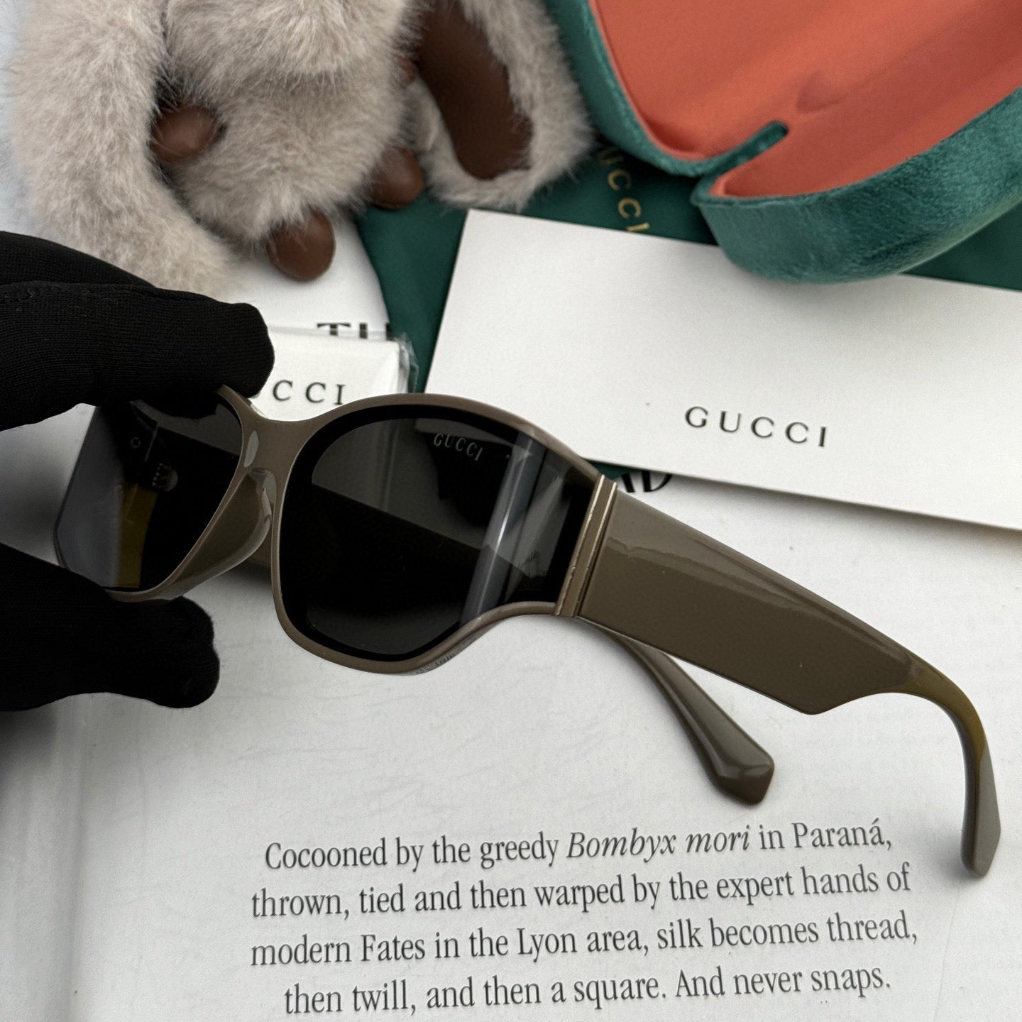 GUCCI GEOMETRIC FRAME SUNGLASSES G0317 IN ACETATE