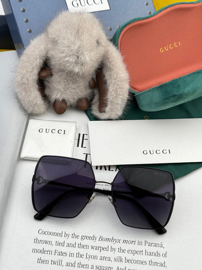 GUCCI SQUARE FRAME SUNGLASSES G9638 IN METAL