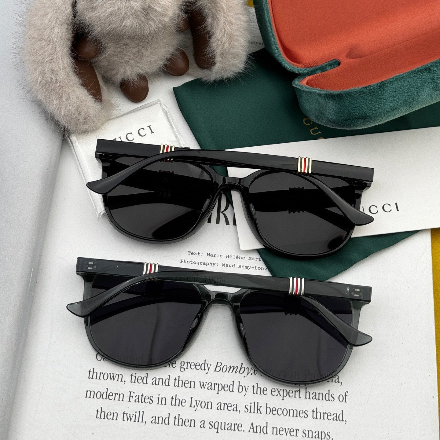 GUCCI ROUND FRAME SUNGLASSES G37721 IN ACETATE